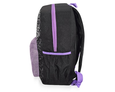 Foto 5 | Mochila Pink Label Flores Negro Purpura
