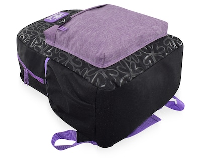Foto 7 | Mochila Pink Label Flores Negro Purpura