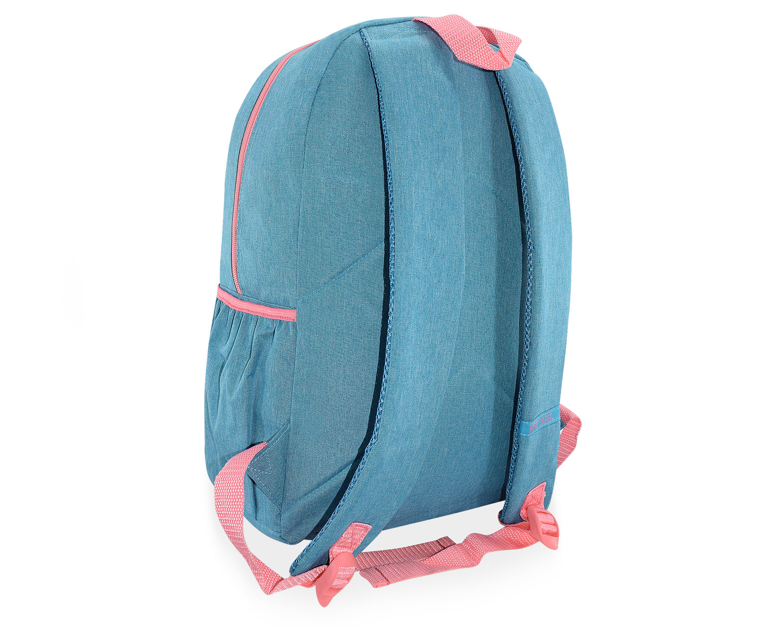 Foto 4 pulgar | Mochila Pink Label Corazones Turquesa Rosa