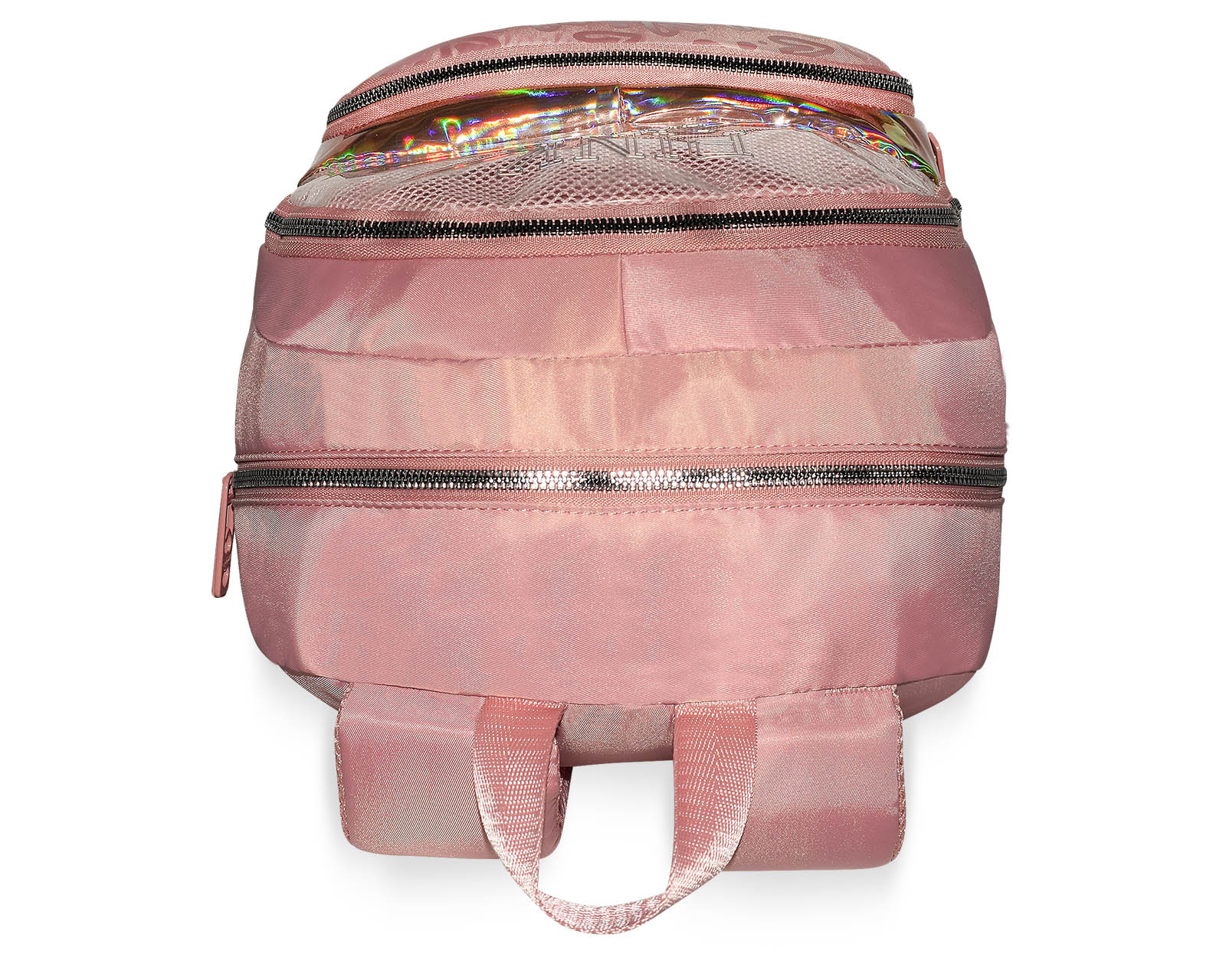 Foto 6 | Mochila Pink Label Corazones Tornasol Rosa