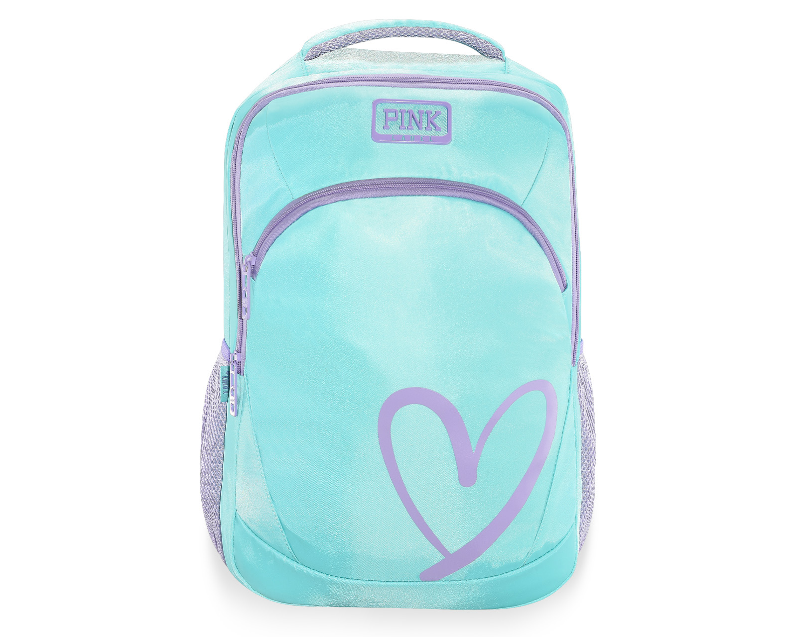 Mochila Pink Label Corazón Menta