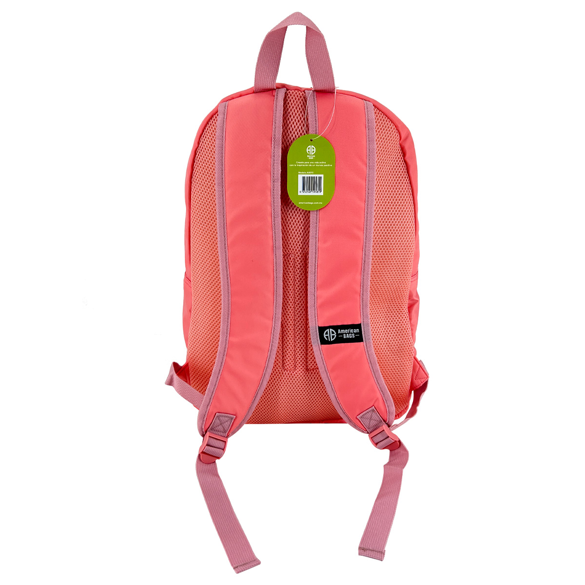 Foto 6 pulgar | Mochila Escolar Rosa American Bags