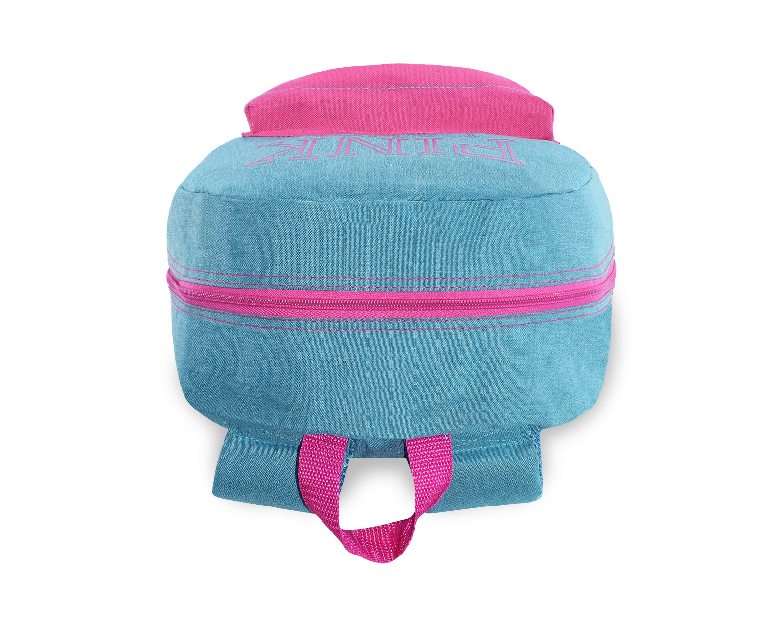Foto 7 pulgar | Mochila Pink Label Corazones Azul Rosa