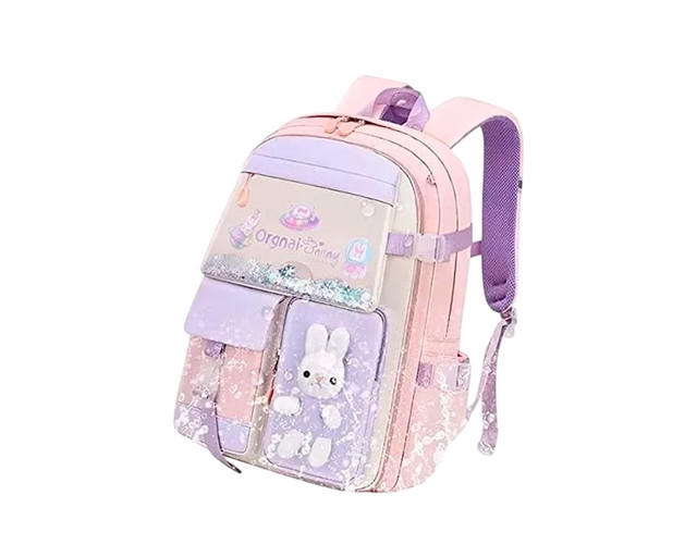 Foto 3 pulgar | Mochila Escolar Frutivegie Conejito Impermeable