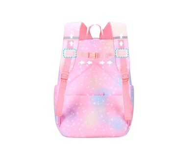 Foto 3 | Mochila de Arcoíris Frutivegie Rosa