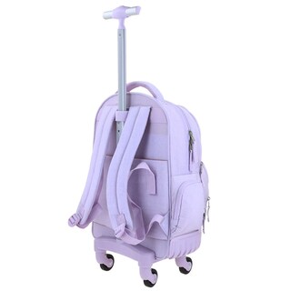 Foto 5 | Mochila Grande Con Ruedas Impermeable Lila 1818 Zilp