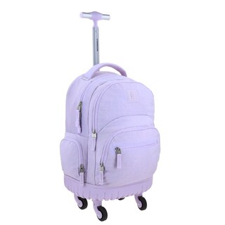 Foto 6 | Mochila Grande Con Ruedas Impermeable Lila 1818 Zilp