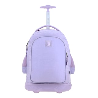Foto 1 | Mochila Grande Con Ruedas Led Lila 1818 Zilp