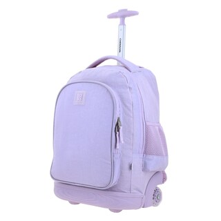 Foto 2 | Mochila Grande Con Ruedas Led Lila 1818 Zilp