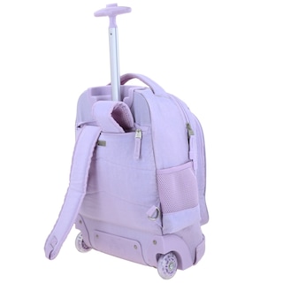 Foto 5 | Mochila Grande Con Ruedas Led Lila 1818 Zilp