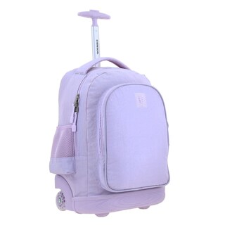 Foto 6 | Mochila Grande Con Ruedas Led Lila 1818 Zilp