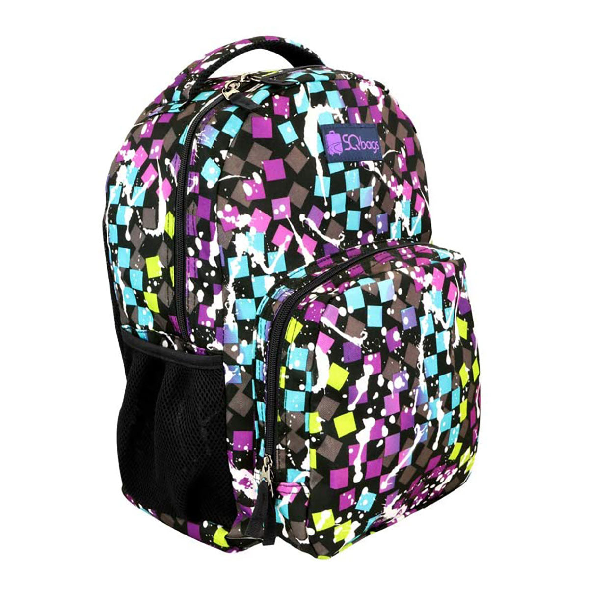 Mochila Escolar Confeti Morada