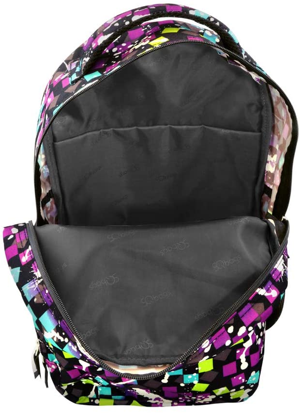 Foto 5 pulgar | Mochila Escolar Confeti Morada