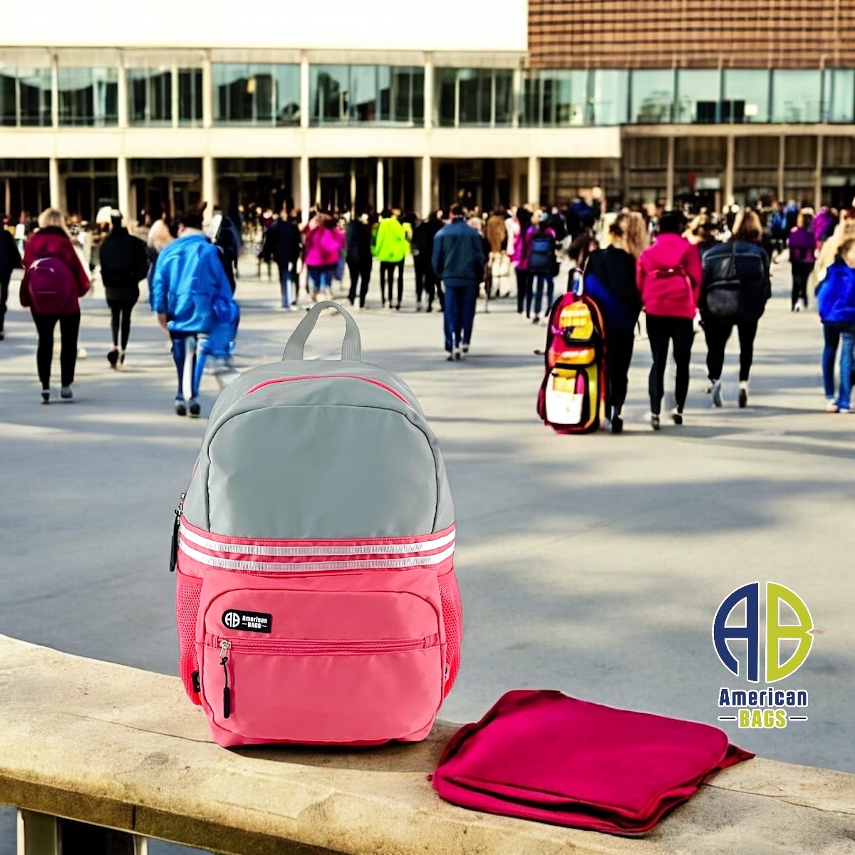 Foto 5 pulgar | Mochila American Bags Escolar Juvenil