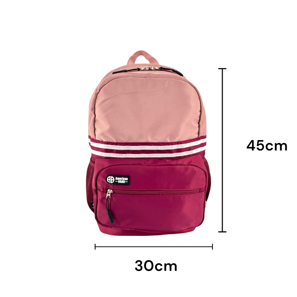 Foto 2 | Mochila American Bags Escolar Juvenil Color Vino