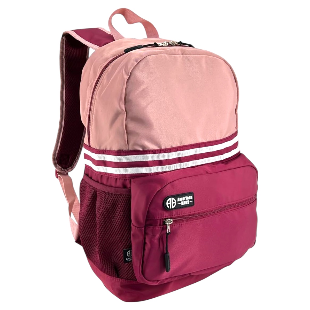 Foto 5 pulgar | Mochila American Bags Escolar Juvenil Color Vino