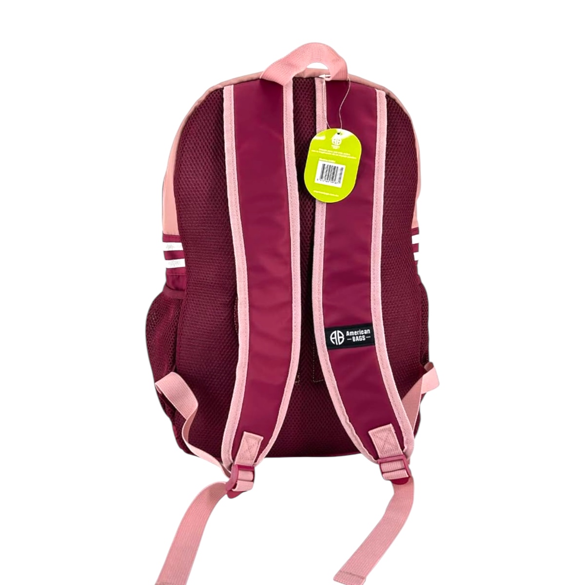 Foto 6 pulgar | Mochila American Bags Escolar Juvenil Color Vino