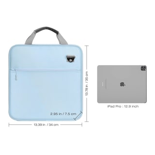 Foto 6 | Carpeta con Cremallera MoKo Azul - Venta Internacional