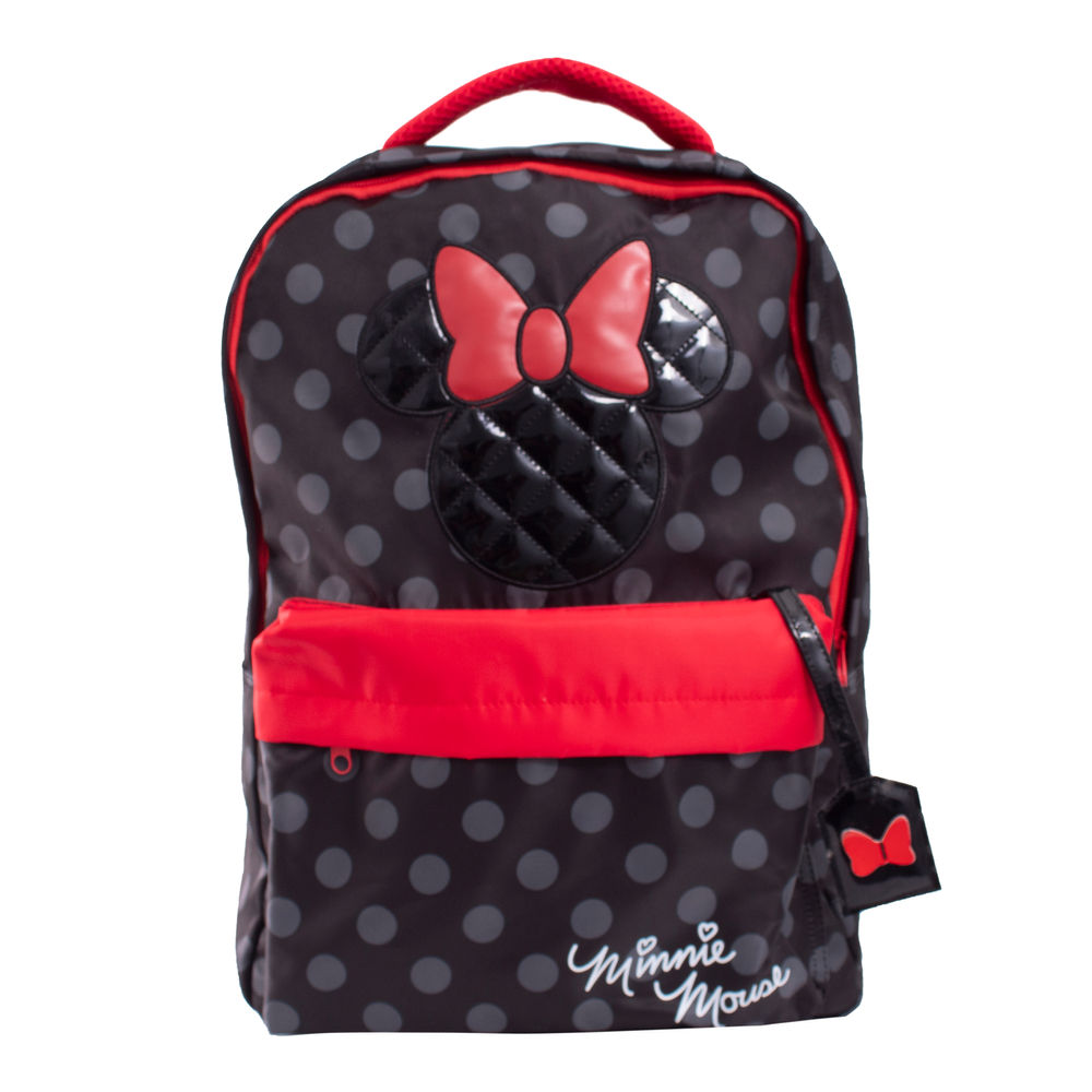 Mochila Juvenil Disney Minnie (40 Cm Negro)