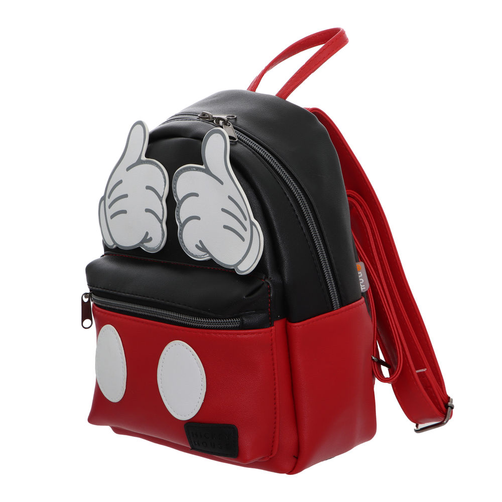 Foto 4 pulgar | Mini Mochila Juvenil Disney Truzt (mickey Mouse Negro)