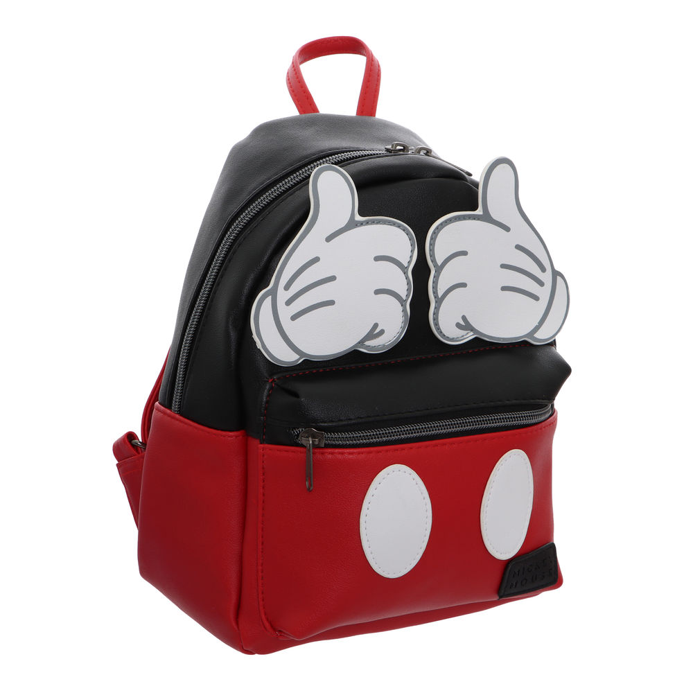 Foto 5 pulgar | Mini Mochila Juvenil Disney Truzt (mickey Mouse Negro)