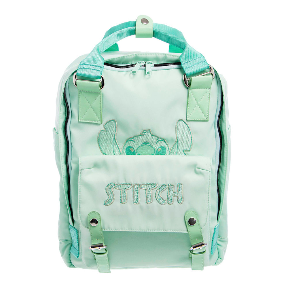 Foto 2 pulgar | Mochila Juvenil Disney Truzt Stitch 20l (verde)