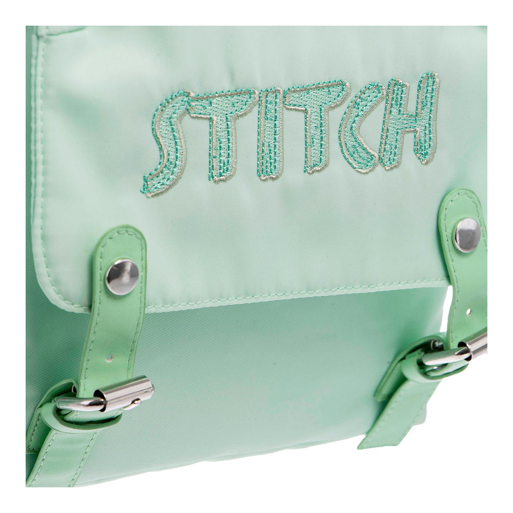 Foto 5 pulgar | Mochila Juvenil Disney Truzt Stitch 20l (verde)
