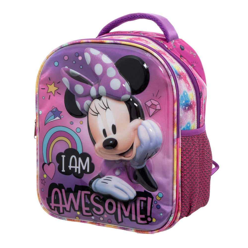 Foto 4 pulgar | Mochila Kínder Infantil Disney Minnie (14l Rosa)