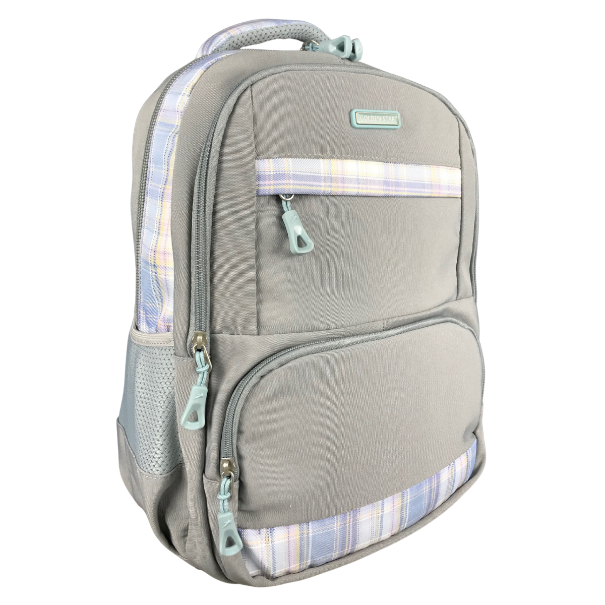 Foto 5 pulgar | Mochila Golden Star Escolar Juvenil Df-8944 Color Gris