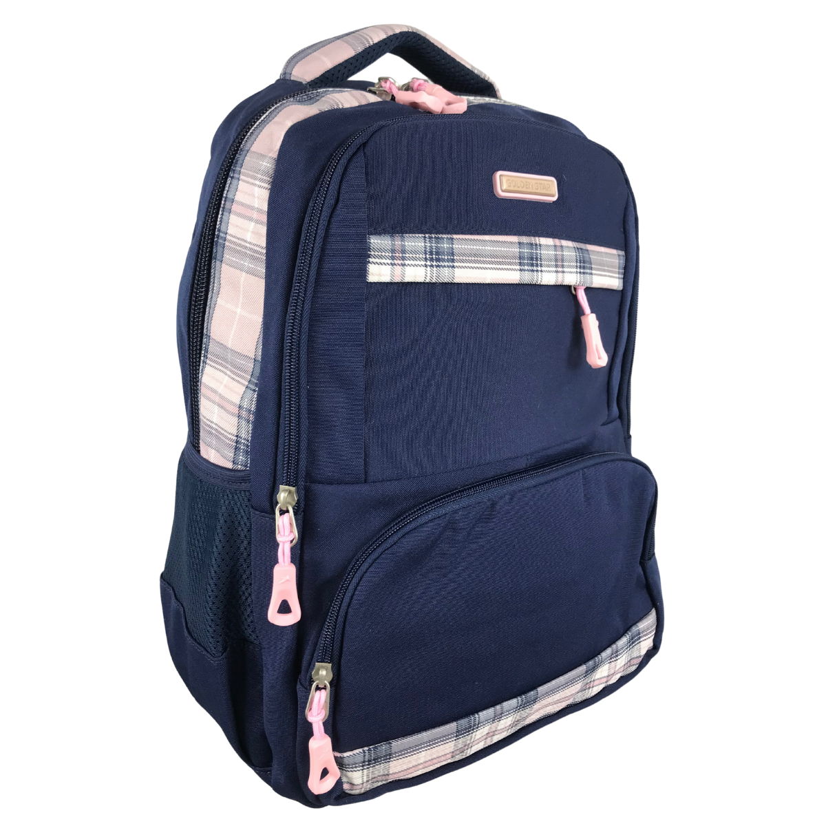 Foto 5 pulgar | Mochila Golden Star Escolar Juvenil Df-8944 Color Azul Marino