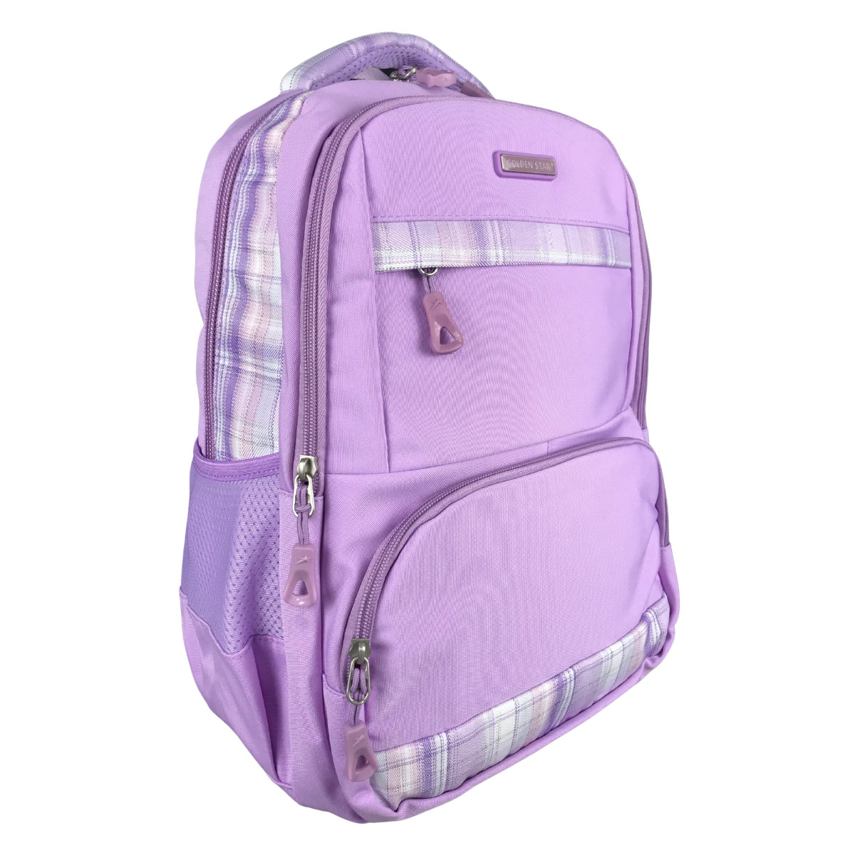 Foto 5 pulgar | Mochila Golden Star Escolar Juvenil Df-8944 Color Lila