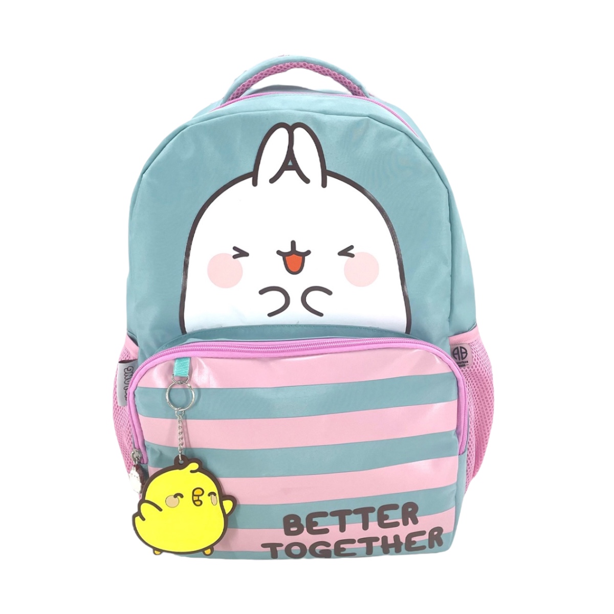 Mochila Escolar Primaria Molang And Piu Piu American Bags Color Menta