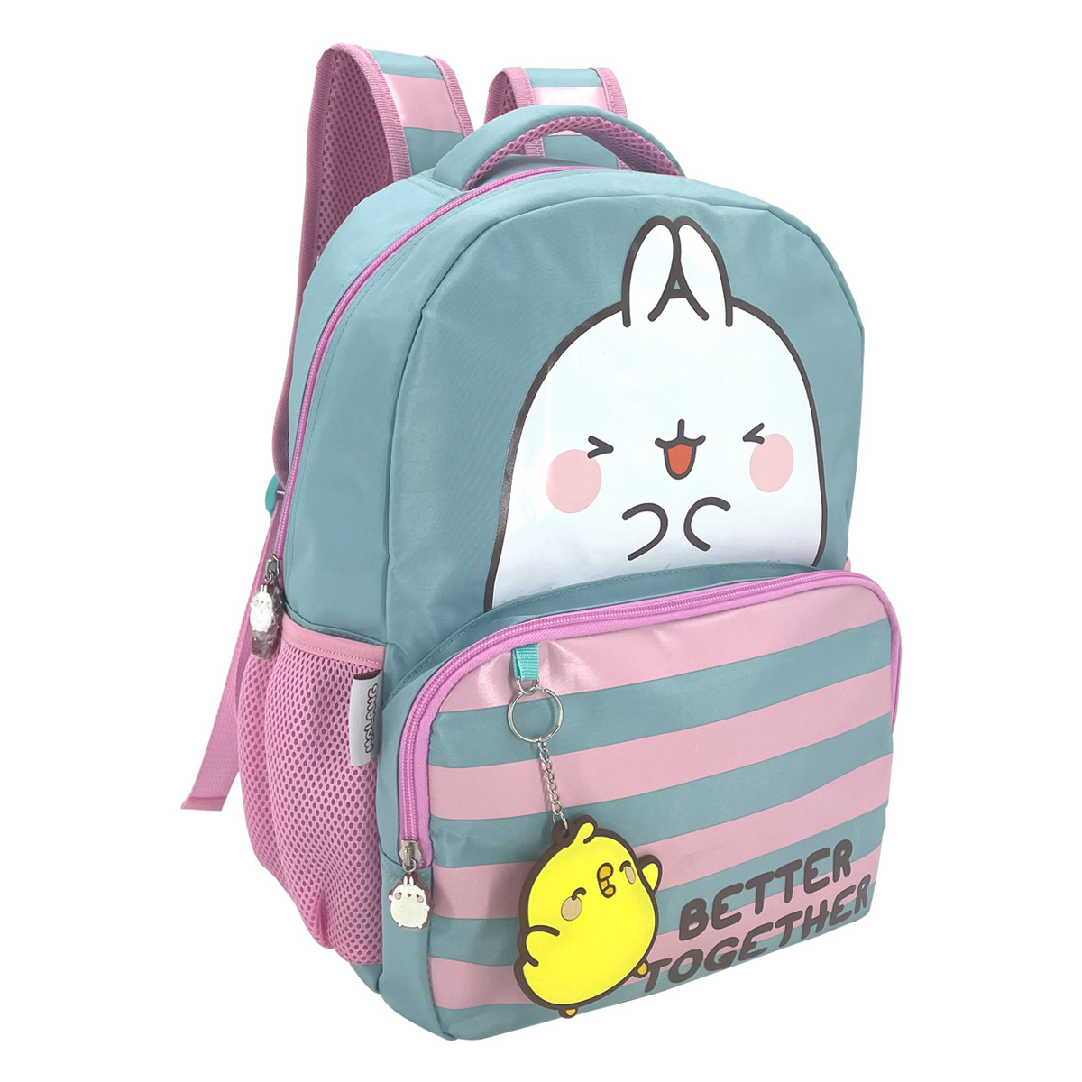 Foto 5 pulgar | Mochila Escolar Primaria Molang And Piu Piu American Bags Color Menta