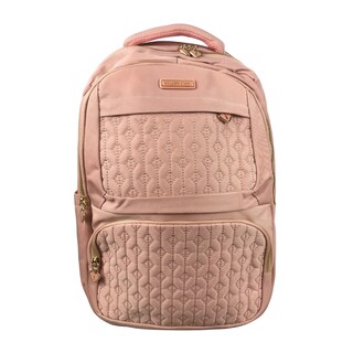 Foto 1 | Mochila Golden Star Escolar Diseño Acolchado Df-8969 Color Coral