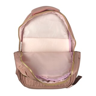 Foto 6 | Mochila Golden Star Escolar Diseño Acolchado Df-8969 Color Coral