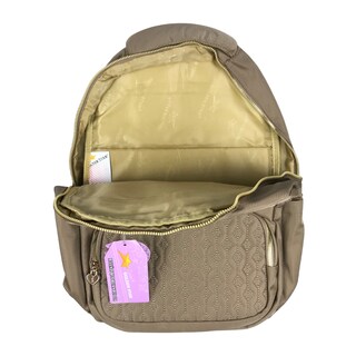 Foto 6 | Mochila Golden Star Escolar Diseño Acolchado Df-8969 Color Caqui