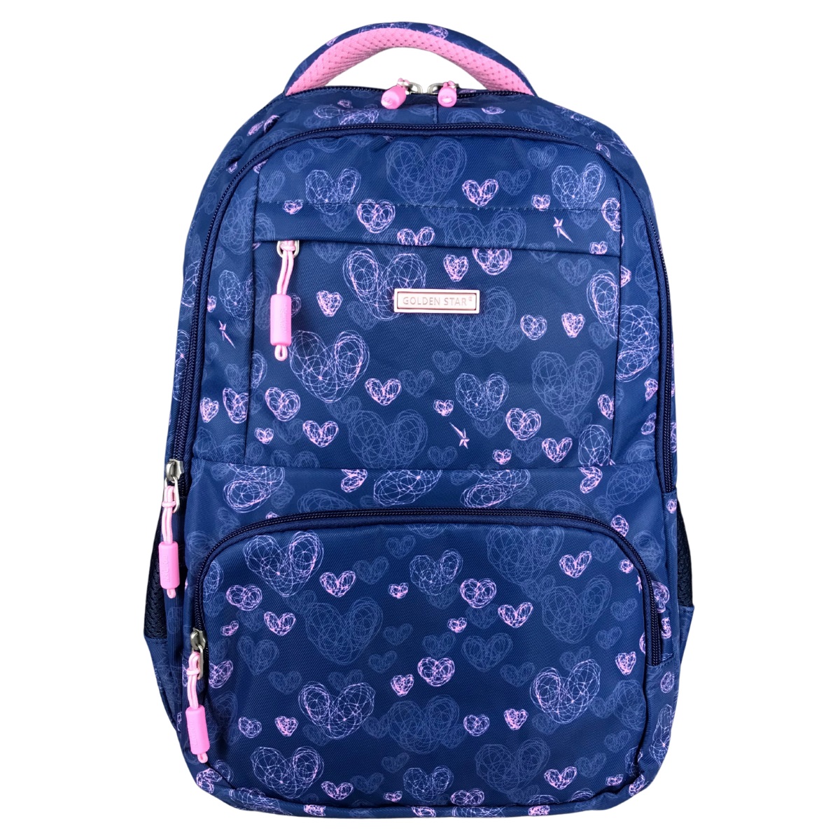 Foto 2 pulgar | Mochila Golden Star Primaria Niña Df-8980 Color Azul Marino