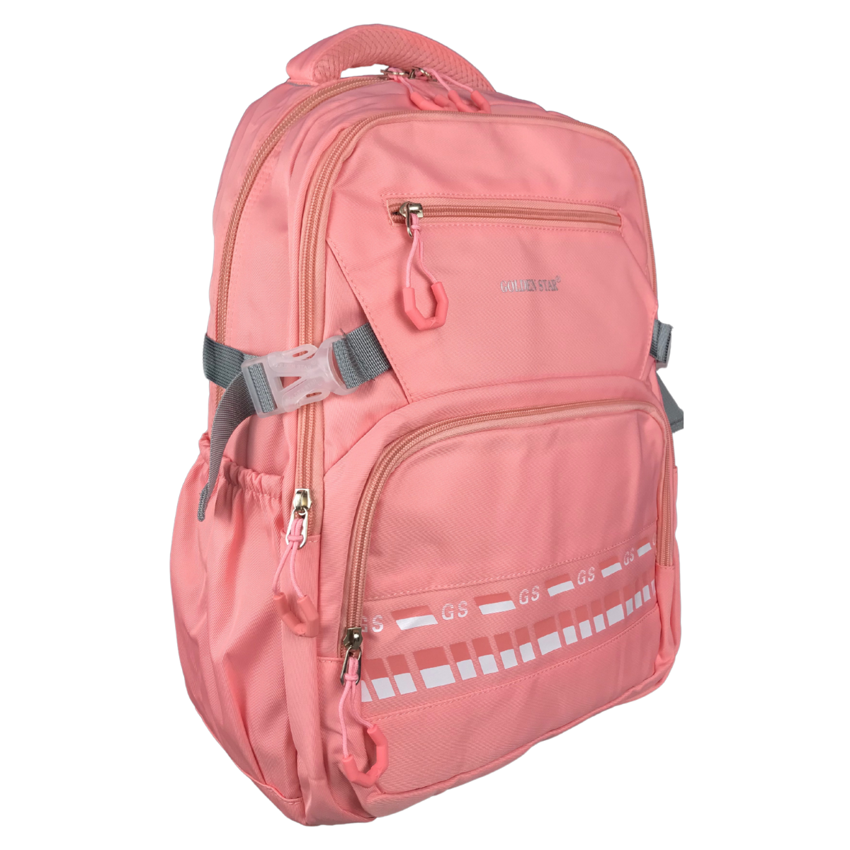 Foto 4 | Mochila Golden Star Lisa Juvenil Urbana Escolar Gf-1035 Color Coral