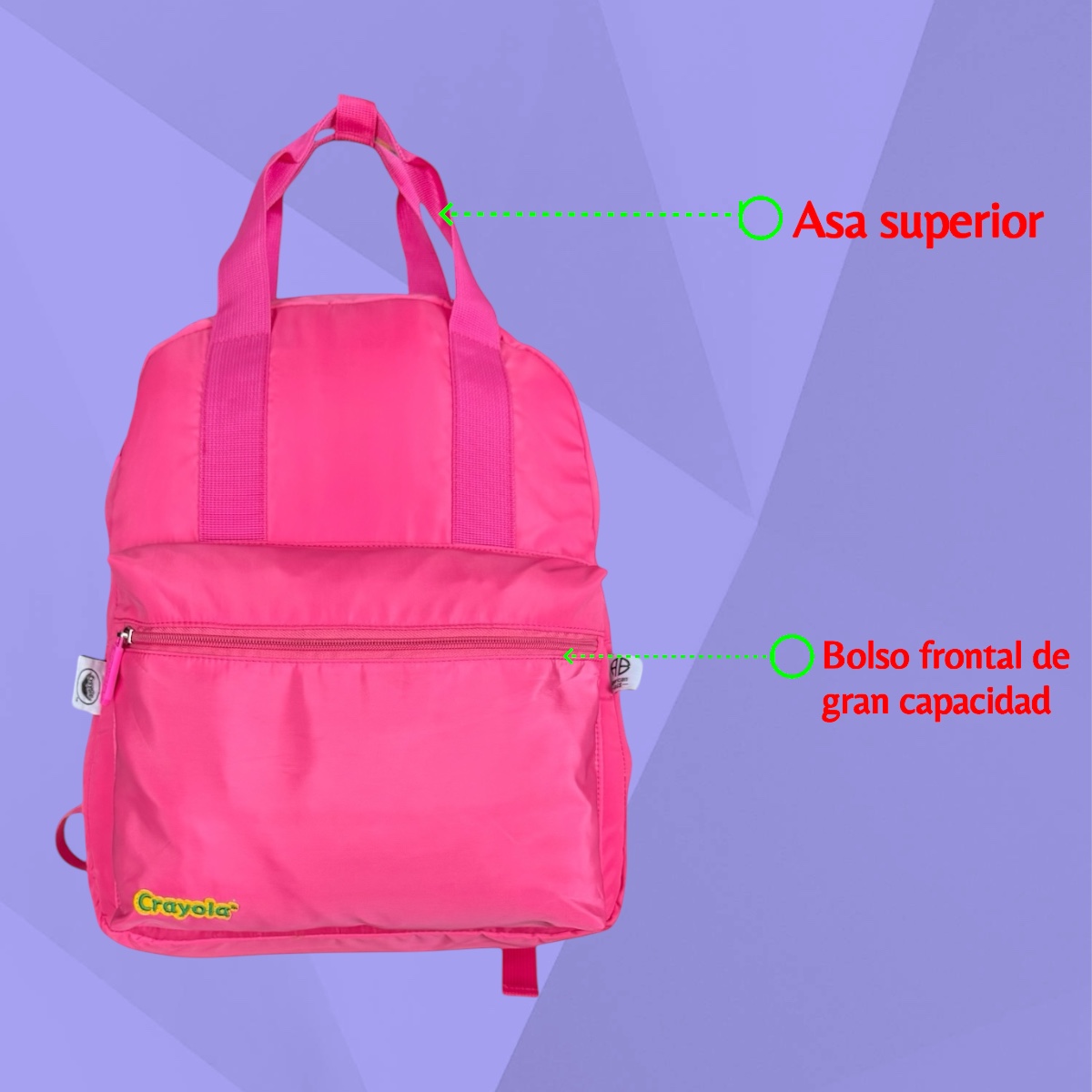 Foto 7 | Mochila Crayola Rosa Juvenil