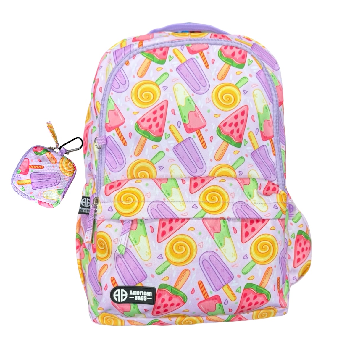 Mochila Porta Laptop Escolar Diseño Juvenil American Bags Color Pastel