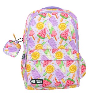Foto 1 | Mochila Porta Laptop Escolar Diseño Juvenil American Bags Color Pastel