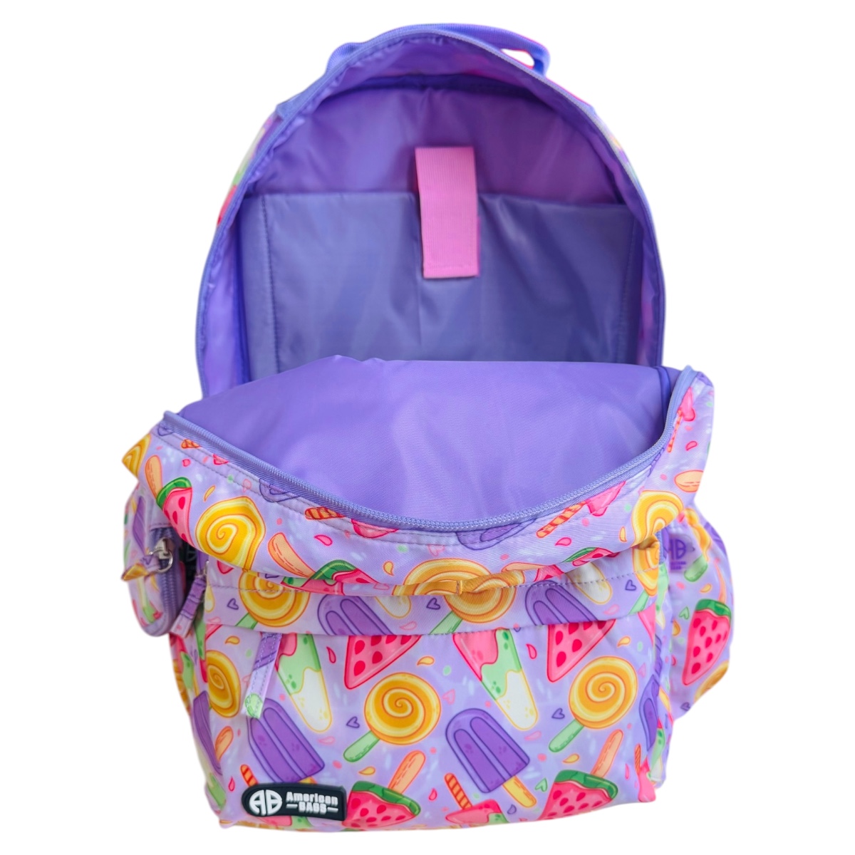Foto 8 pulgar | Mochila Porta Laptop Escolar Diseño Juvenil American Bags Color Pastel