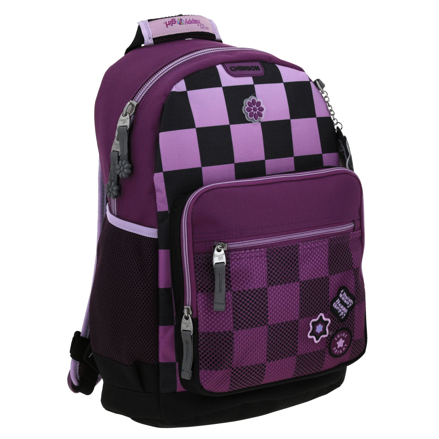 Foto 7 pulgar | Mochila Escolar Grande Chenson Happy Girl Chester Hg70235-3