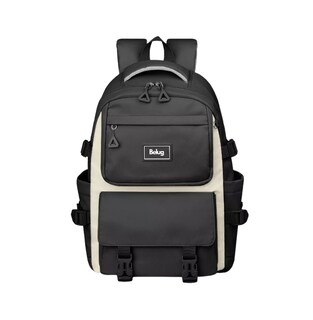 Foto 1 | Mochila Escolar Backpack Diseño Liso 30l, Belug Negro Acero