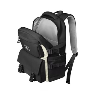 Foto 2 | Mochila Escolar Backpack Diseño Liso 30l, Belug Negro Acero