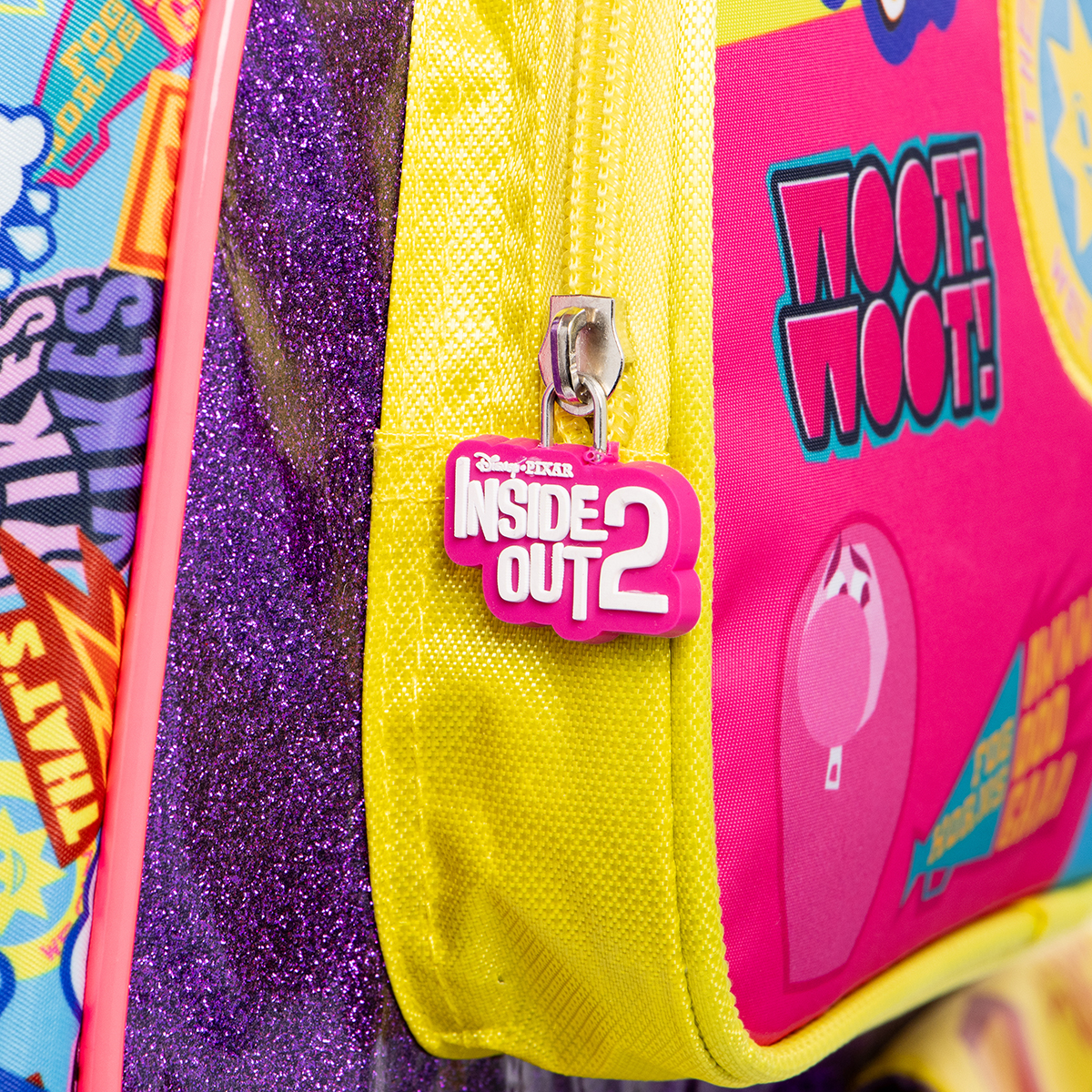 Foto 7 pulgar | Mochila Para Niñas Disney Inside Out 2 (alegría Tristeza Desagrado Furia Temor 20l)