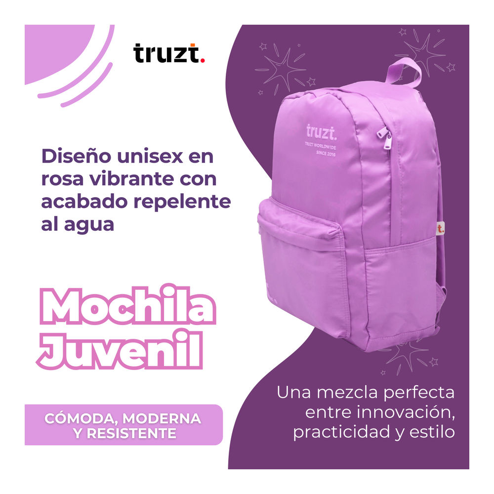 Foto 5 pulgar | Mochila Juvenil Ruz Truzt 26 L