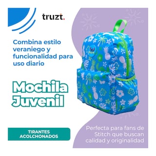 Foto 4 | Mochila Juvenil Disney Stitch 26 L