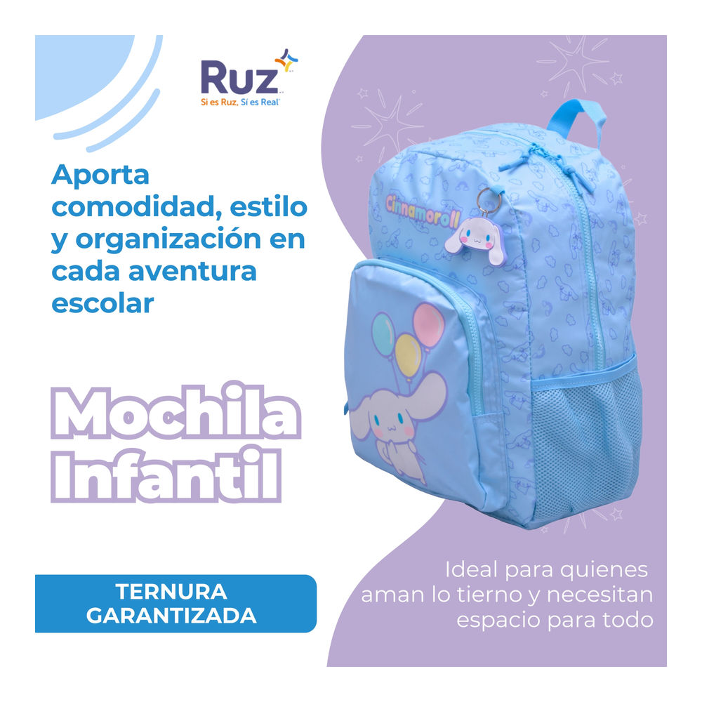 Foto 4 | Mochila Infantil Sanrio Cinnamoroll 20 L