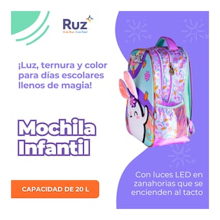 Foto 4 | Mochila Primaria Infantil Ruz Holi 20 L